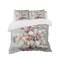 Designart 'Pink Magnolia Flowers' Shabby Bedding Set - Duvet Cover & Shams